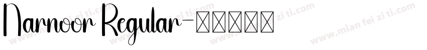 Narnoor Regular字体转换